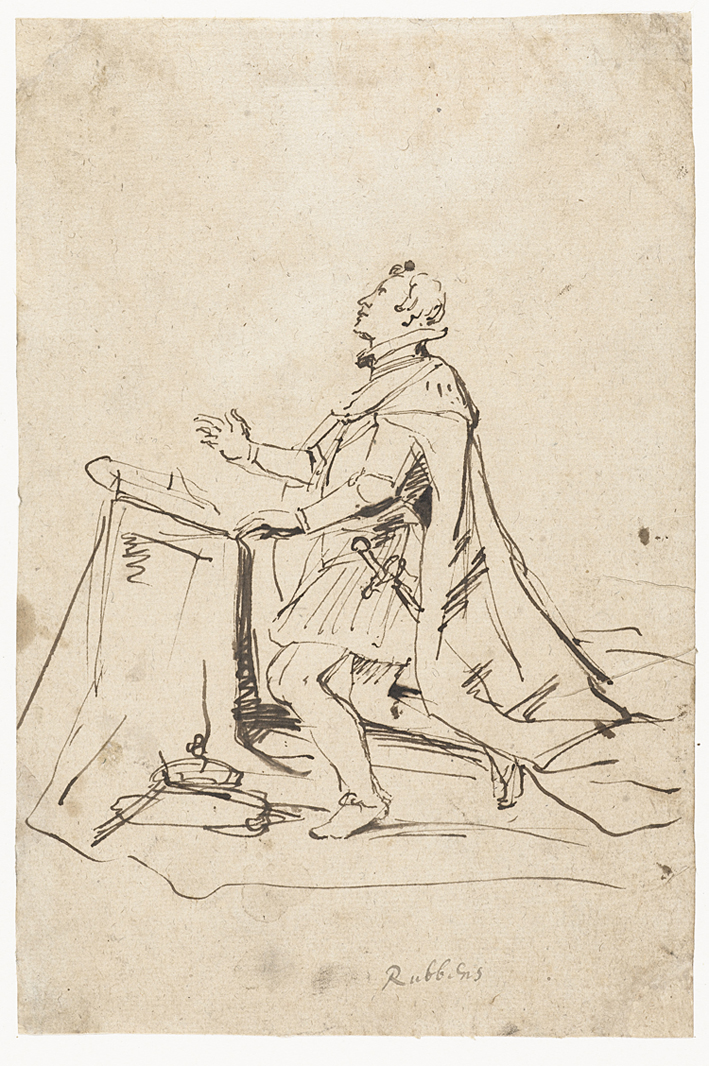  彼得·保罗·鲁本斯 Peter Paul Rubens——单膝跪地的男人